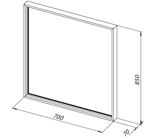 Зеркало Allen Brau Liberty 70 1.330013.60 медь браш
