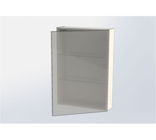 Зеркальный шкаф Aquanet Алвита 60 белый