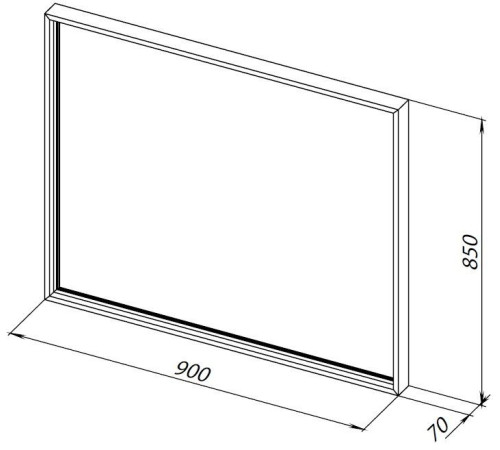 Зеркало Allen Brau Liberty 90 1.330015.60 медь браш