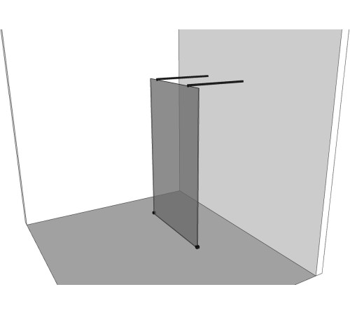 Душевая перегородка Allen Brau Infinity 2 140 3.21053.60 медь браш