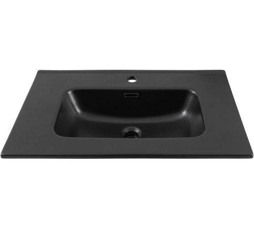 Раковина Aquanet Flat 70 черная матовая