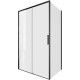 Душевой уголок Aquanet Pleasure Evo 120x90 AE65-120x90-BT профиль черный, прозрачное стекло