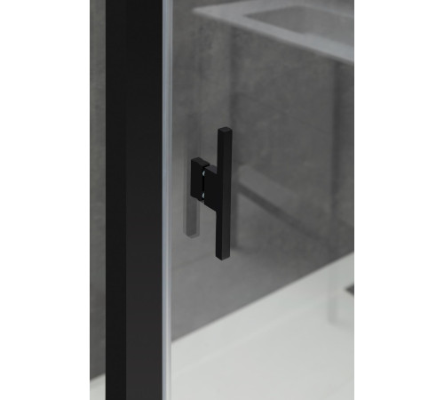 Душевой уголок Allen Brau Priority 120x90 3.31009.BBA + 3.31018.BBA черный браш