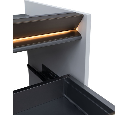 Тумба под раковину Allen Brau Activity 80 1.34012.WM белый матовый/олива браш