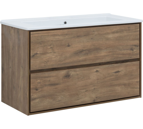 Тумба под раковину Aquanet Милан 105 дуб рустикальный