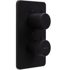 Смеситель для ванны Allen Brau Priority 5.31314-31 (с внутренней частью, 3 выхода) черный матовый