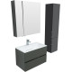 Тумба под раковину Aquanet Алвита 80 серый антрацит