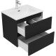 Тумба под раковину Aquanet Вега 2.0 60 черный