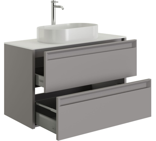 Тумба под раковину Allen Brau Fantasy 100 1.11003.PGM 2.0 платина матовый