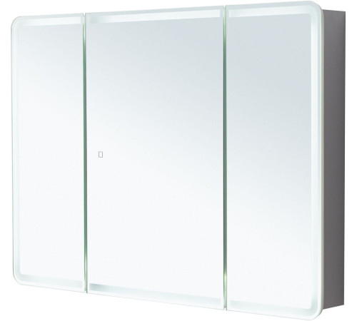 Зеркальный шкаф Aquanet Оптима 110 с LED подсветкой