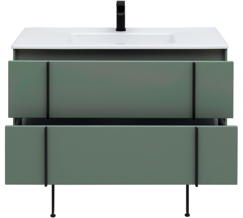 Тумба под раковину Allen Brau Reality 100 1.32007.CGM олива матовый