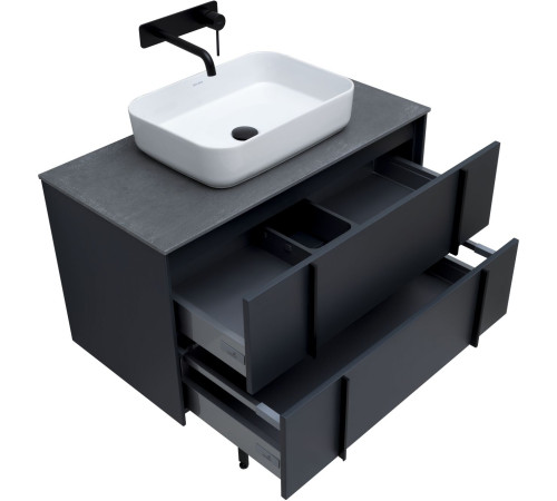 Тумба под раковину Allen Brau Reality 90 1.32006.AM антрацит матовый