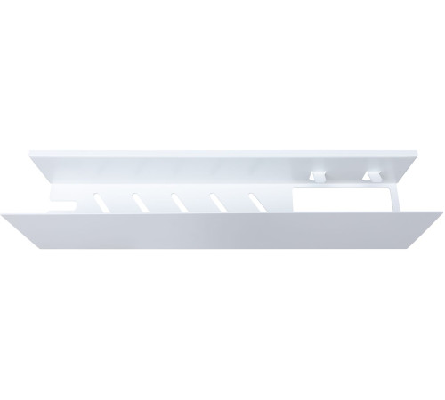 Полка Aquanet Магнум 50x12 белая матовая, с крючками