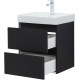 Тумба под раковину Aquanet Вега 2.0 50 черный