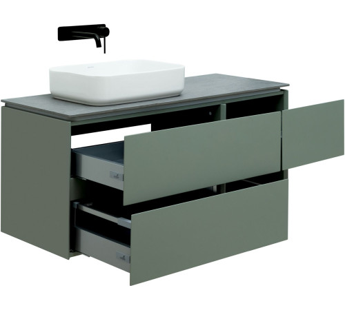 Тумба под раковину Allen Brau Infinity 120 1.21005.CGM L олива матовый