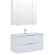 Мебель для ванной Aquanet Алвита New 100 2 ящика, белый матовый