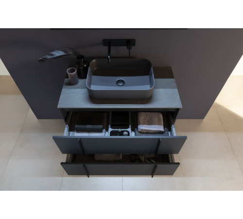 Тумба под раковину Allen Brau Reality 80 1.32005.AM антрацит матовый