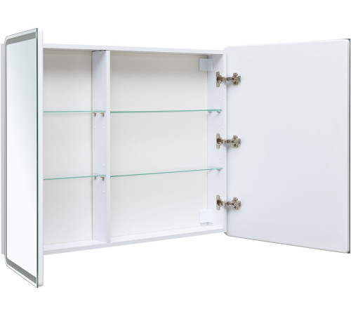 Зеркальный шкаф Aquanet Оптима 100 с LED подсветкой