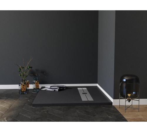 Душевой поддон Aquanet Delight 120х80 черный