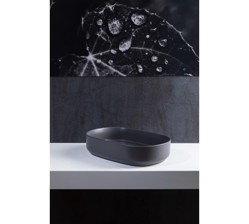 Раковина накладная Allen Brau Fantasy 55 4.11022.AN антрацит