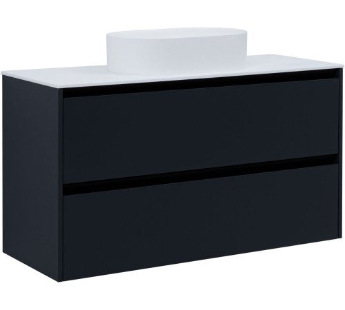 Тумба под раковину Allen Brau Activity 120 1.34007.AM антрацит матовый/черный браш