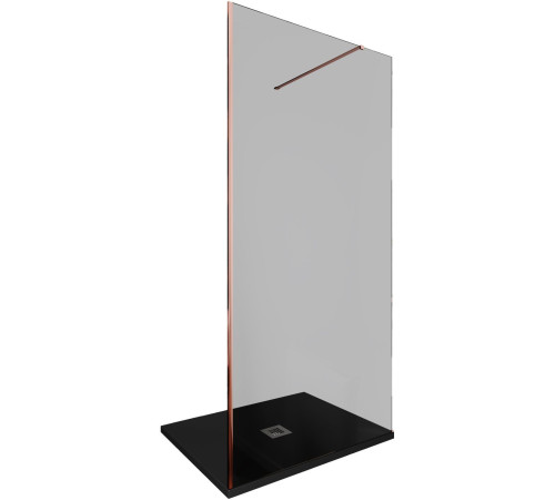 Душевая перегородка Allen Brau Infinity 1 100 3.21018.60.T медь браш