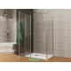 Душевой уголок Allen Brau Priority 160x80 3.31037.00 + 3.31040.00 хром