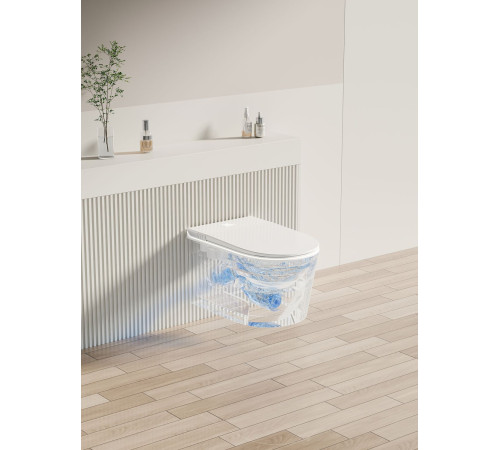 Унитаз подвесной Allen Brau Smart 4.I1001.20 белый, с функцией биде