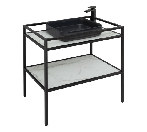 Консоль под раковину Allen Brau Liberty 90 1.33004.BB черный браш