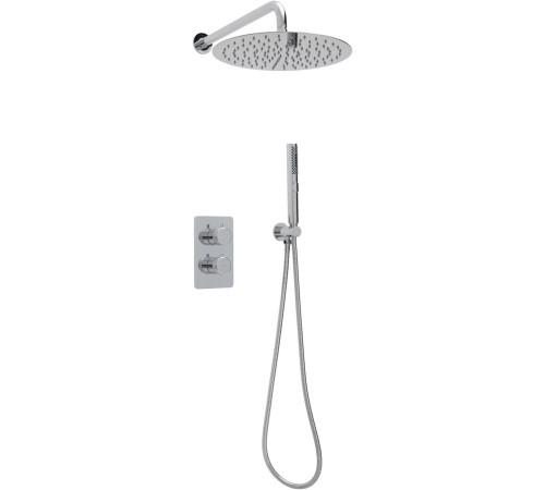 Душевой комплект Allen Brau Priority 5.31013-00 (с внутренней частью, 2 выхода) хром