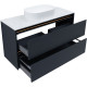 Тумба под раковину Allen Brau Activity 120 1.34007.AM антрацит матовый/черный браш