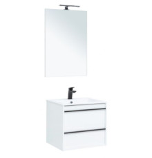 Мебель для ванной Aquanet Lino 60 белый матовый