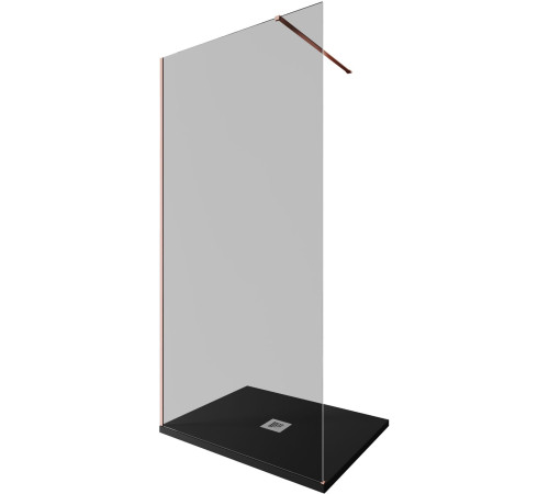 Душевая перегородка Allen Brau Infinity 1 100 3.21018.60.T медь браш