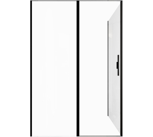 Душевой уголок Allen Brau Priority 140x80 3.31012.BBA + 3.31015.BBA черный браш