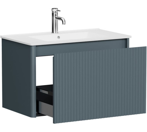 Тумба под раковину Allen Brau Gravity 80 1.370017.BGM синий матовый