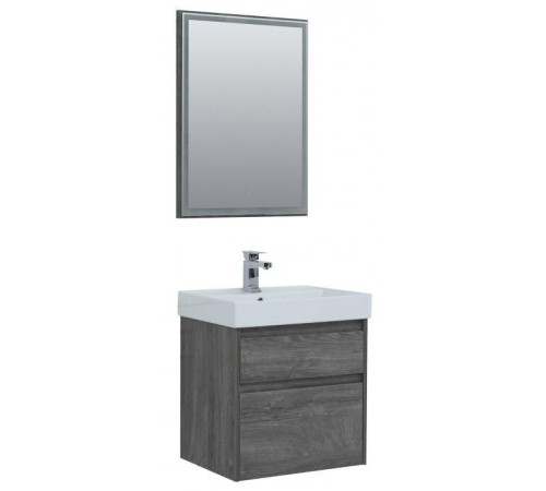 Мебель для ванной Aquanet Nova Lite 60 дуб рошелье (2 ящика)