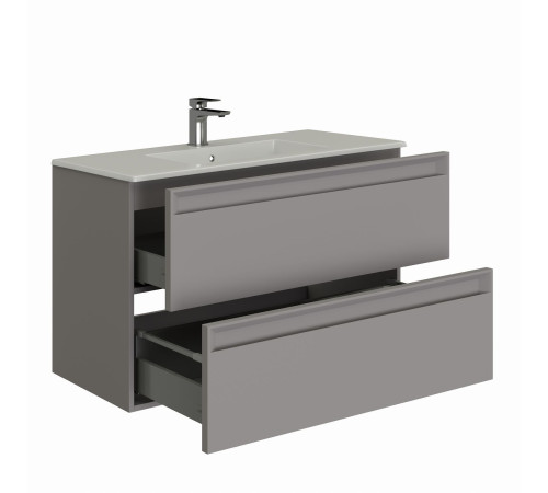 Тумба под раковину Allen Brau Eclipse 100 1.E1003.PGM 2.0 платина матовый