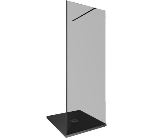 Душевая перегородка Allen Brau Infinity 1 80 3.21004.BBA.T черный браш