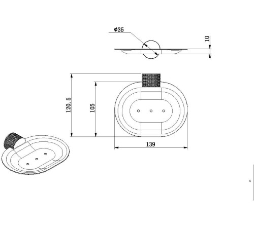 Мыльница Allen Brau Priority 4.0 6.31С04-BN никель браш