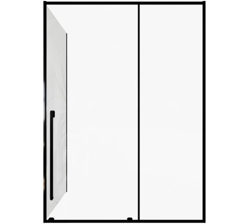 Душевой уголок Allen Brau Fantasy 150x90 3.11009.31 + 3.11013.31 черный матовый