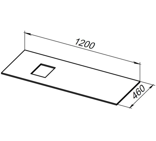 Столешница Allen Brau Infinity 120 1.21015.B-S L бежевый структ