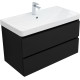 Тумба под раковину Aquanet Вега 2.0 90 черный