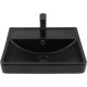 Раковина Aquanet Ирис 50 черная матовая