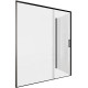 Душевой уголок Aquanet Pleasure Evo 160x80 AE65-160x80-BT профиль черный, прозрачное стекло