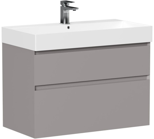 Тумба под раковину Allen Brau Infinity 85 1.210026.PGM платина матовый