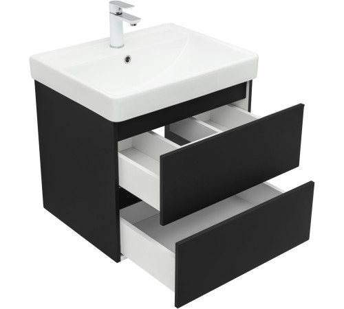 Тумба под раковину Aquanet Вега 2.0 60 черный