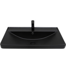 Раковина Aquanet Ирис 80 черная матовая
