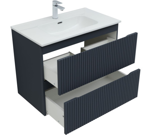 Тумба под раковину Aquanet Джейн (Flat) 80 маренго