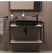 Консоль под раковину Allen Brau Liberty 75 1.33001.BB черный браш