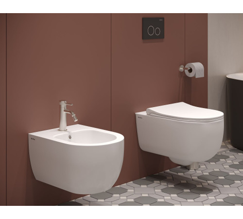 Смеситель для биде Allen Brau Priority 5.31A04-BN (с донным клапаном) никель браш